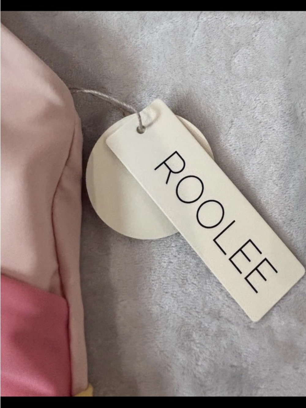 Roolee Colorblock One-Piece Swimsuit in Pink & Yellow - Picture 5 of 7